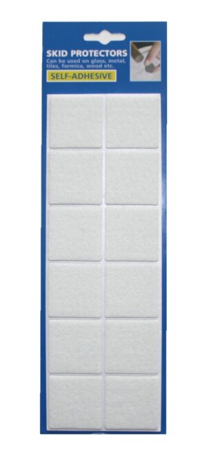 Filzgleiter Möbelgleiter Stuhlgleiter selbstklebend weiß (0055)