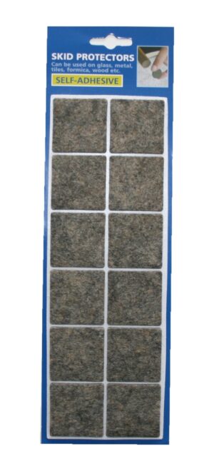 Filzgleiter Möbelgleiter Stuhlgleiter selbstklebend grau meliert (0057)