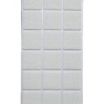 Filzgleiter Möbelgleiter Stuhlgleiter selbstklebend weiß (0060)