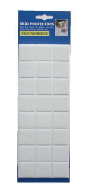 Filzgleiter Möbelgleiter Stuhlgleiter selbstklebend weiß (0060)