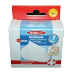 Elastisch Mullbinde Verband 4m x 6cm 1 Stück weiß (0119)