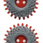 Sternzwirn Polyester 20/3 2x20m silbergrau 2 Stück (1004)