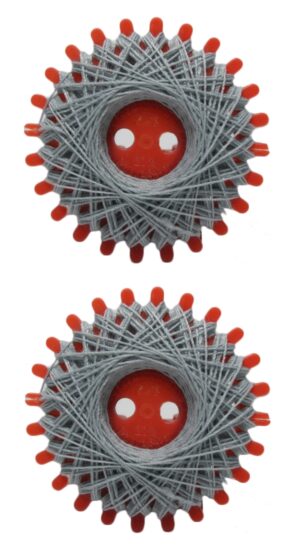 Sternzwirn Polyester 20/3 2x20m silbergrau 2 Stück (1004)