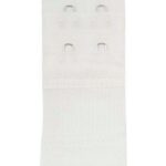 BH-Verlängerung 2-reihig 2x2 Haken weiß (0026)