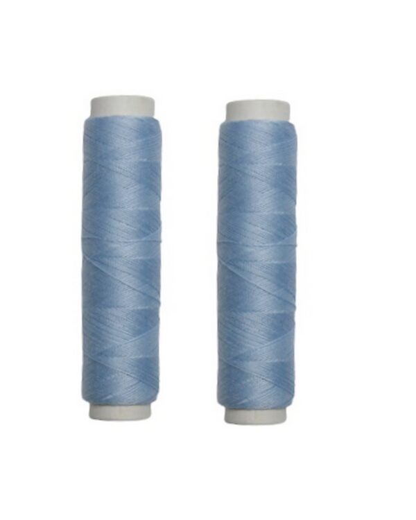 nahmaschinen-obergarn-nahgarn-baumwolle-2-rollen-je-50-m-grau-1017 Nähmaschinen Obergarn Nähgarn Baumwolle 2 Rollen je 50 m grau (1017)