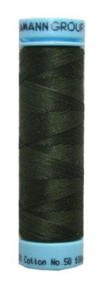 Nähgarn Zwirn TRIANA 100 % Baumwolle 100 m oliv schwarz (0554)