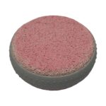 Bimsstein Massagestein Hornhautentfernung Fussmassage Fußpflege rund rosa (0038)