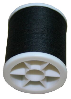 Obergarn Nähmaschinennähgarn Baumwolle 100m 50/3 schwarz (1001)