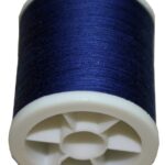 Obergarn Nähmaschinennähgarn Baumwolle 100m 50/3 blau marine (1026)