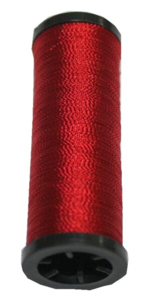 Nähmaschinen Glanz-Effektfaden rot 50 m (9994)