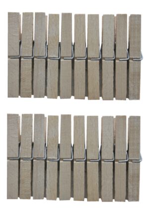 Wäscheklammer-Set Holz XXL 20 Stück (0003)