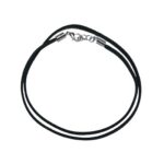 Halskette Kette 50 cm schwarz ( 0077)