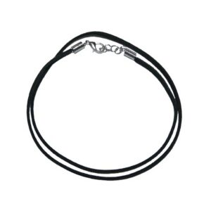 Halskette Kette 50 cm schwarz ( 0077)