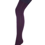 Halterlose Strümpfe 70den Größe 3/4 lila (0050)