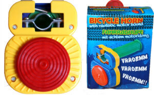 Bicyle Hupe Fahrradklingel gelb - rot (8204)