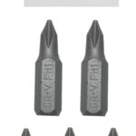 Bits Kreuzschraubendreher PH1 Phillips Chrom-Vanadium 5 Stück (0057)