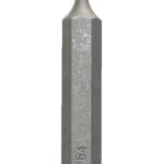 Bit Sechskant mit Loch Bohrung SH5/64 Chrom-Vanadium 75 mm (0094)