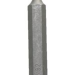 Bit Sechskant mit Loch Bohrung SH3/32 Chrom-Vanadium 75 mm (0095)