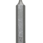 Bit Sechskant mit Loch Bohrung SH2 Chrom-Vanadium 75 mm (0105)