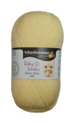 Strickgarn Garn Bravo Baby 50g 185m hellgelb (1021)