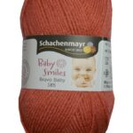 Strickgarn Garn Bravo Baby 50g 185m terracotta (1027)