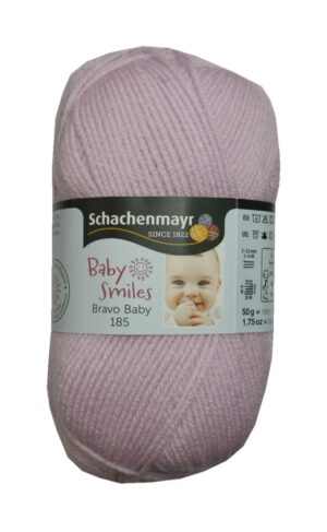 Strickgarn Garn Bravo Baby 50g 185m dunkellila mauve (1034)