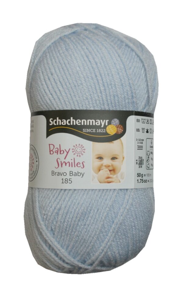 strickgarn-garn-bravo-baby-50g-185m-hellblau-1055 Strickgarn Garn Bravo Baby 50g 185m hellblau (1055)