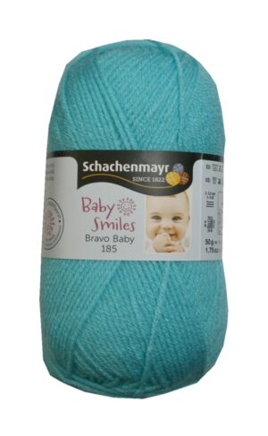Strickgarn Garn Bravo Baby 50g 185m türkis (1065)