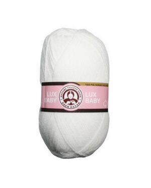 Strickgarn Garn Lux Baby 100g 340m weiß (2111)