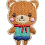 Aufnäher Bügelbild Aufbügler Bär 65x45 mm (1100)