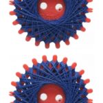 Sternzwirn Polyester 20/3 20m blau marine 2 Stück (1026)