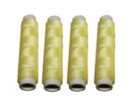 Nähmaschinen Nähgarn 200 m 4 x 50m Polyester 40/2 hellgelb (1076)