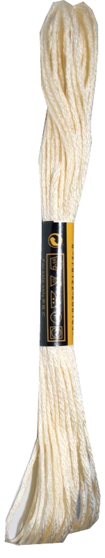 Stickgarn Mouline Moulin Stickwolle Stickfaden 8 m gelb (2011 - 703)