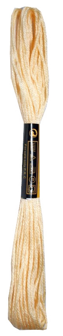 Stickgarn Mouline Stickwolle Stickfaden 8m gelb (2013 - 3777)