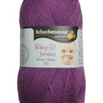 Strickgarn Garn Bravo Baby 50g 185m violett (1049)