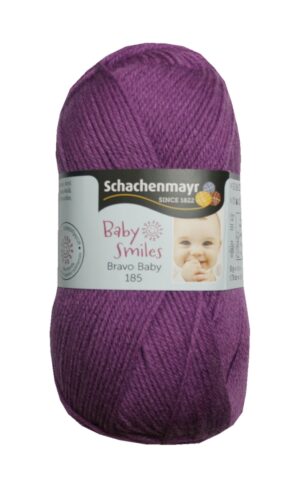 Strickgarn Garn Bravo Baby 50g 185m violett (1049)