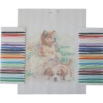 Stickbild Stickvorlage Kreuzstich 200x280mm Hund Nr.9 (0106)