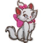 Aufnäher Bügelbild Aufbügler Katze 85x60mm (1129)