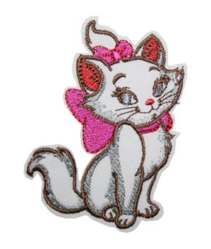 Aufnäher Bügelbild Aufbügler Katze 85x60mm (1129)