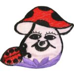 Aufnäher Bügelbild Aufbügler Fliegenpilz 60x75mm (1004)