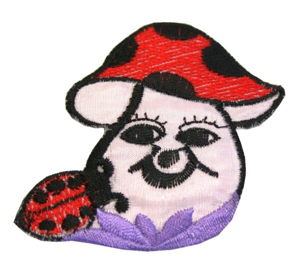 Aufnäher Bügelbild Aufbügler Fliegenpilz 60x75mm (1004)