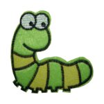 Aufnäher Bügelbild Aufbügler Raupe 75x75mm (1009)