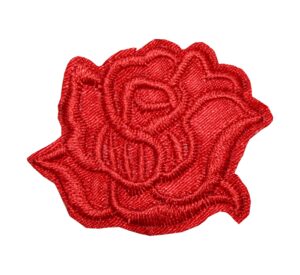 Aufnäher Bügelbild Aufbügler Blume 40x35mm (1016)