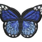 Aufnäher Bügelbild Aufbügler Schmetterling 45x70mm (1019)