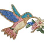 Aufnäher Bügelbild Aufbügler Vogel 85x50mm (1021)