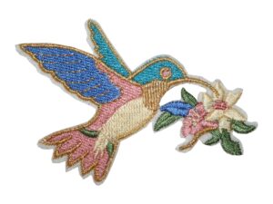Aufnäher Bügelbild Aufbügler Vogel 85x50mm (1021)