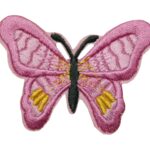 Aufnäher Bügelbild Aufbügler Schmetterling 50x67mm (1022)