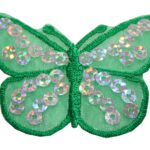 Aufnäher Bügelbild Aufbügler Schmetterling 45x70mm (1035)