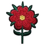 Aufnäher Bügelbild Aufbügler Blume 90x70 mm (1045)