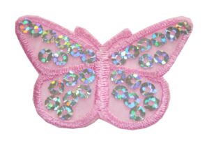 Aufnäher Bügelbild Aufbügler Schmetterling 40x55 mm (1046)
